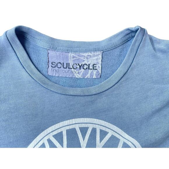 Soul Cycle Long Sleeve Graphic SOULHAMPTON Drawstring Pullover Tee - Size Small - Picture 5 of 13